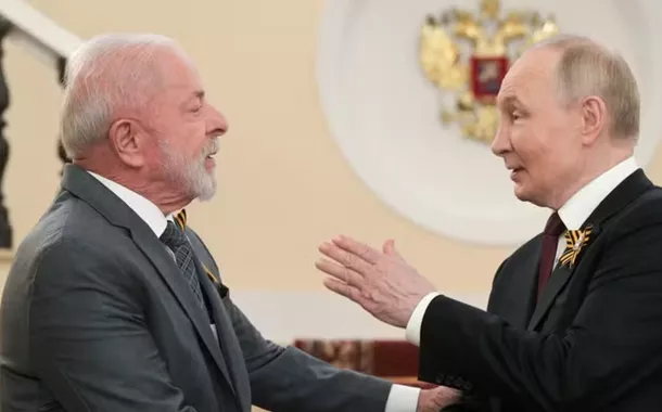 Lula e Vladimir Putin