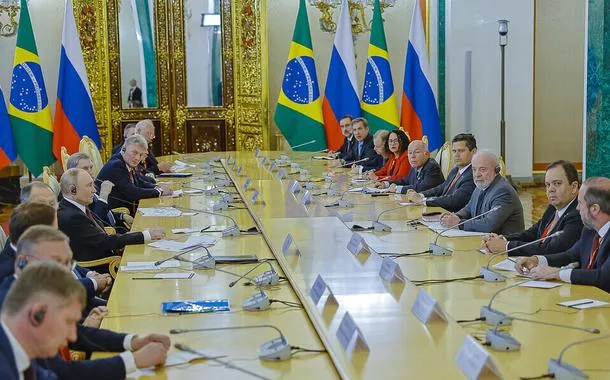 Reunião entre Lula e Vladimir Putin
