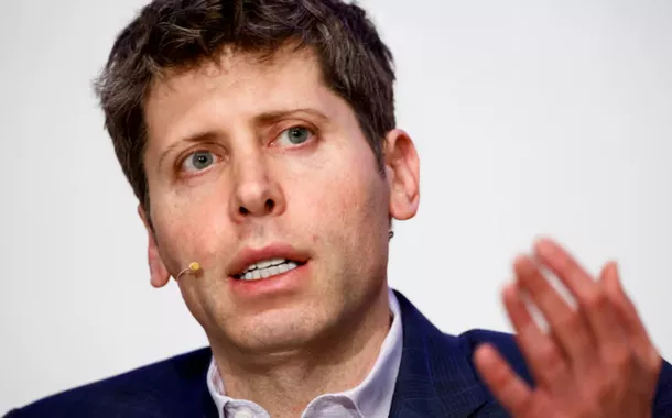 Sam Altman, cofundador e CEO da OpenAI, participa de um painel de discussão sobre inteligência artificial na Universidade Técnica de Berlim, em Berlim, Alemanha, em 7 de fevereiro de 2025