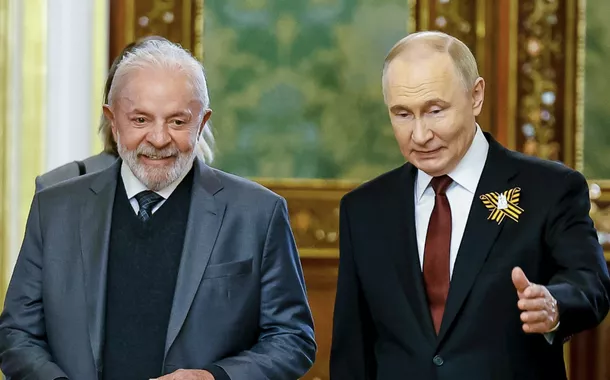 Lula e Vladimir Putin - 09/05/2025
