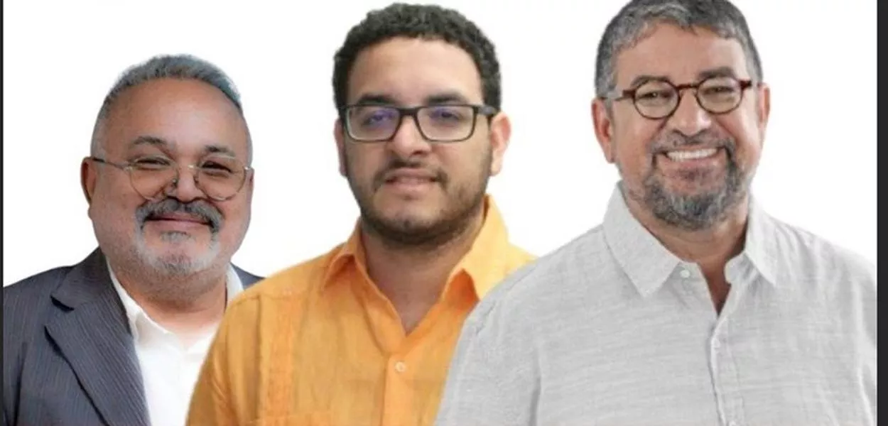 Alberes Lima, Diego Zeidan e Washington Quaquá