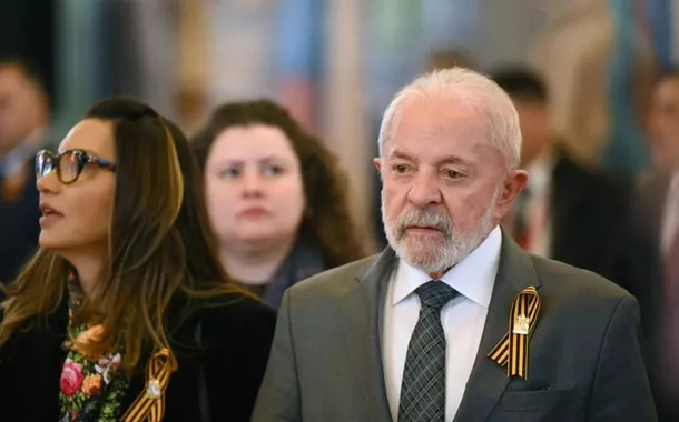 Rosângela Lula da Silva e Luiz Inácio Lula da Silva na Rússia