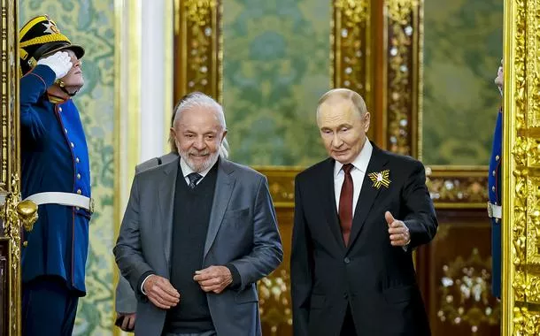 Presidente da República, Luiz Inácio Lula da Silva, durante reunião com o Presidente da Federação da Rússia, Vladimir Putin. Grande Palácio do Kremlin, Rússia - Moscou.