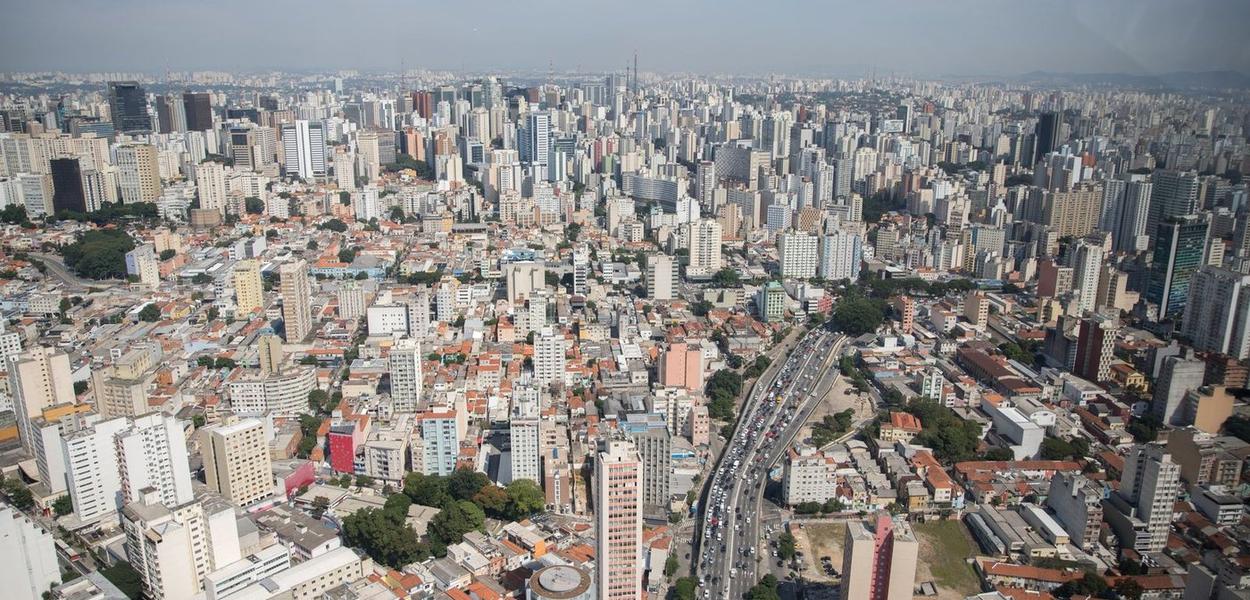 Vista aerea da cidade de São Paulo - 27/03/202 (Foto: Divulgação/Diogo Moreira/MáquinaCW/Governo do estado de São Paulo)