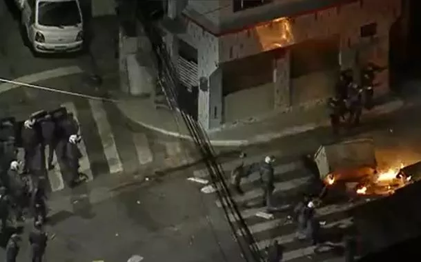 Ato na região de Paraisópolis
