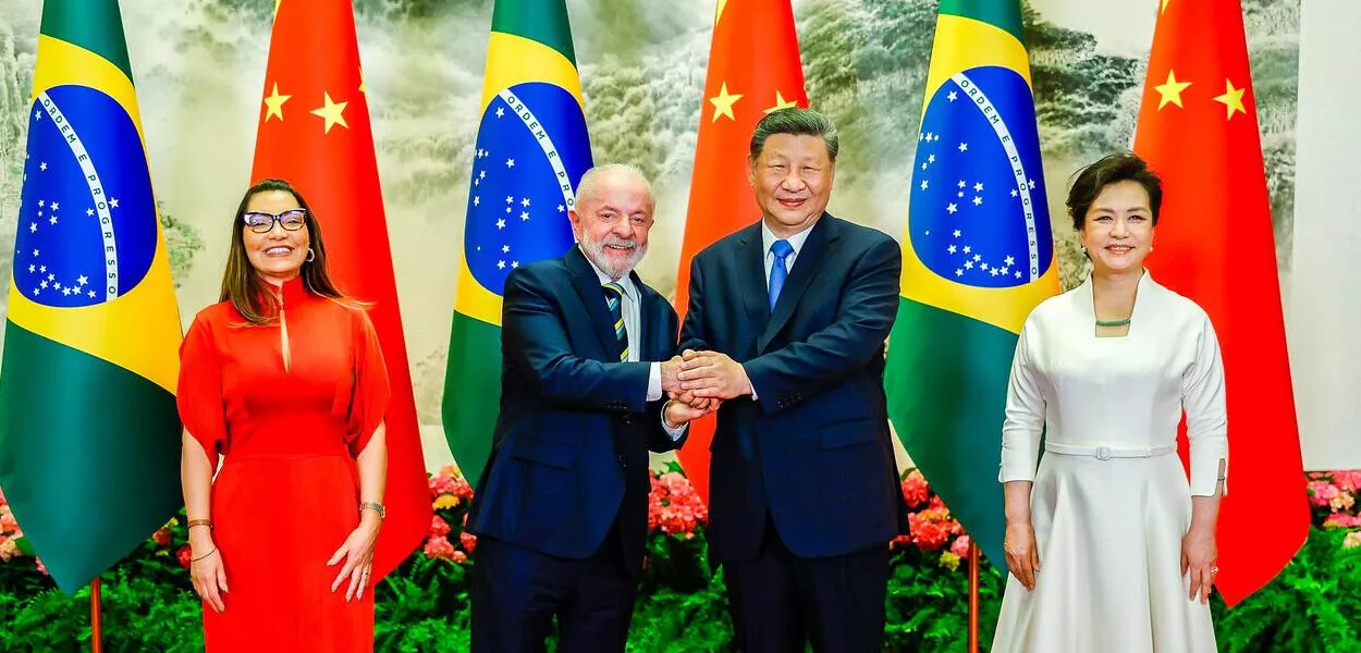 Janja, Lula, Xi Jinping e Peng Liyuan
