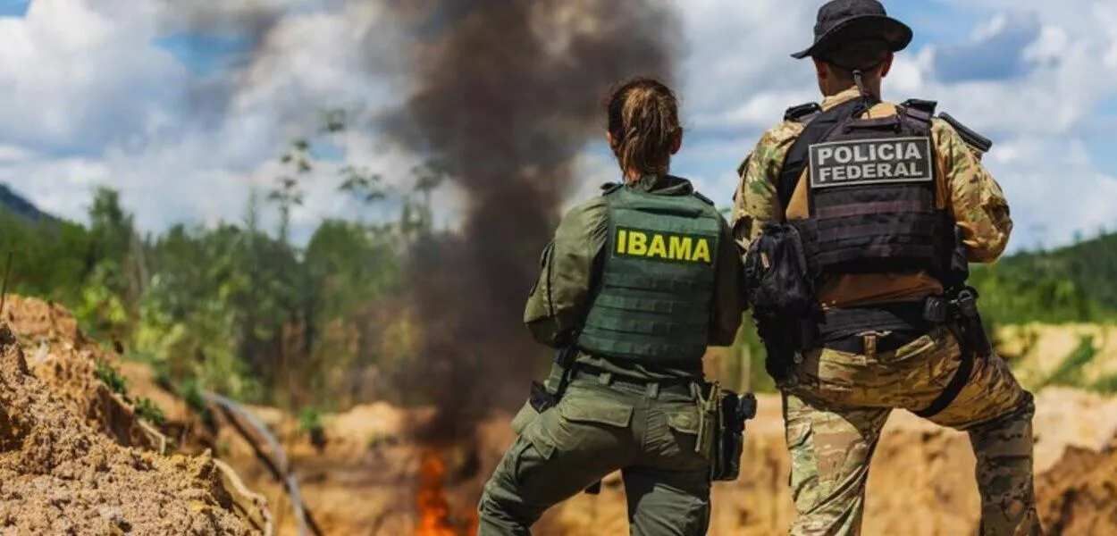 Operação conjunta do Ibama e Polícia Federal