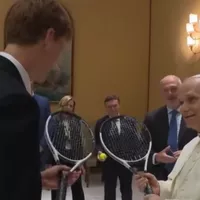 Tenista Jannik Sinner e papa Leão XIV