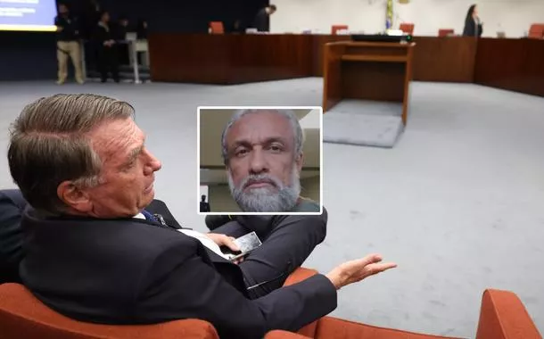 Jair Bolsonaro (à esq.) e Wladimir Soares