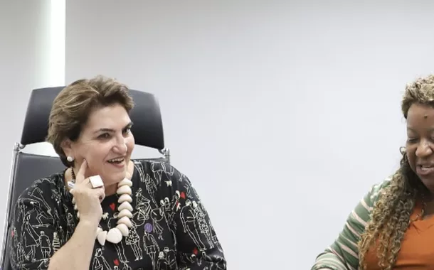 Márcia Lopes e Macaé Evaristo