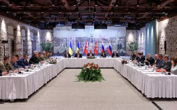 Reunião entre russos e ucranianos em Istambul, Turquia