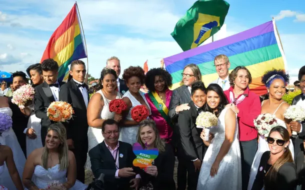 Em 2023, o Brasil registrou o recorde de casamento entre pessoas de mesmo sexo, que atingiu 11,2 mil