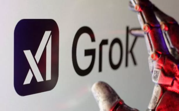 Logo da xAI e do chatbot Grok - 16/2/2025 