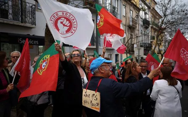Comício do Partido Socialista, em Lisboa, Portugal - 13/05/2025
