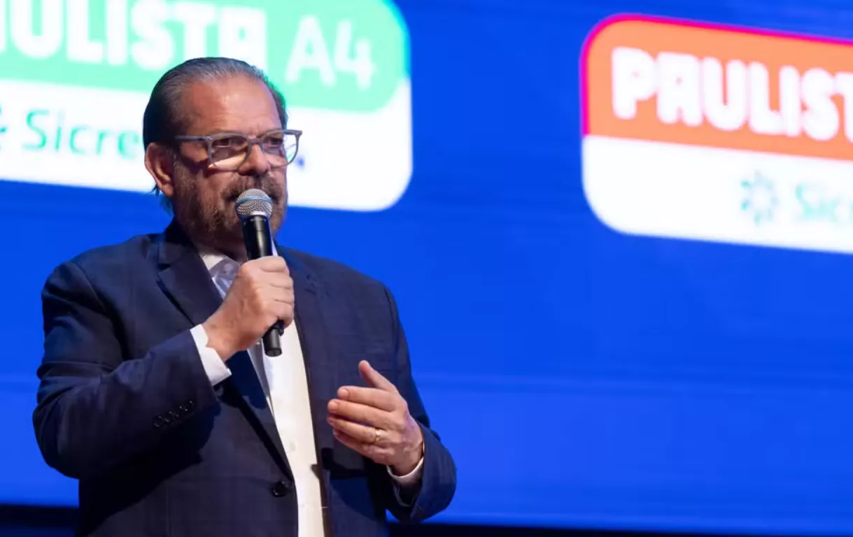 Presidente da Federação Paulista de Futebol, Reinaldo Carneiro Bastos, em 2023