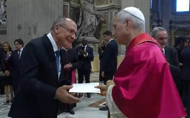 Geraldo Alckmin e papa Leão XIV
