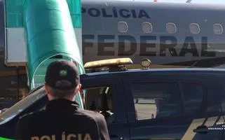 Polícia Federal realiza transferência de Tuta, ex-líder do PCC, de Corumbá, no Mato Grosso, para prisão de segurança máxima em Brasília - 18/05/2025