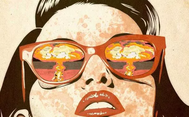 Texto na arte: WOW! QUE FUTURO BRILHANTE!
Título/crédito da arte gratuita: Such a Bright Future – por Mr. Fish