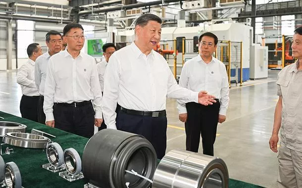 Xi Jinping inspeciona a cidade de Luoyang, no centro da China