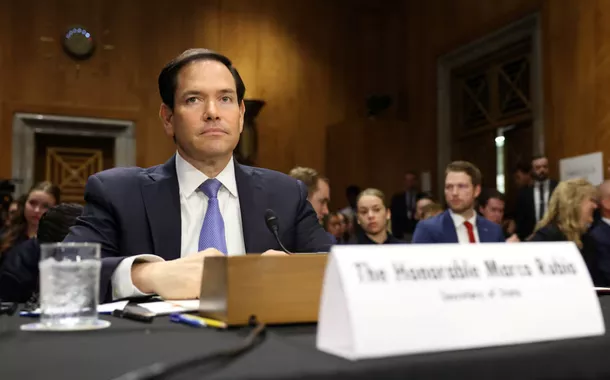 O secretário de Estado dos EUA, Marco Rubio