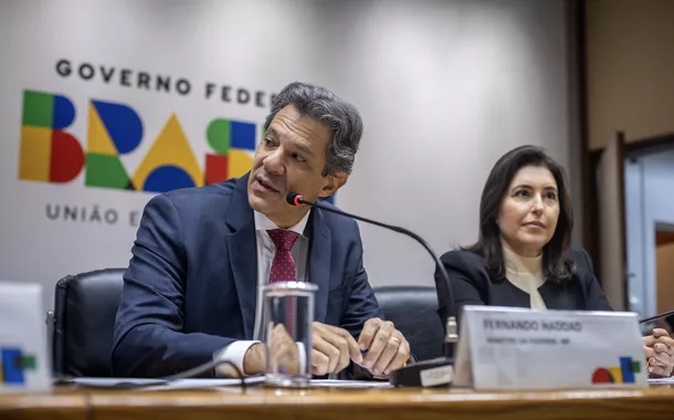 Fernando Haddad e Simone Tebet