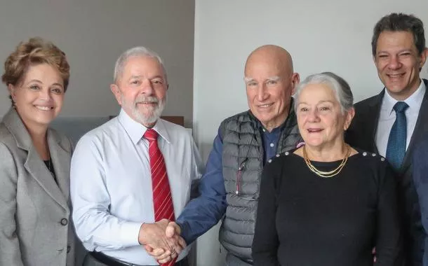 Dilma, Lula, Sebastião Salgado, Lélia Deluiz Wanick e Fernando Haddad