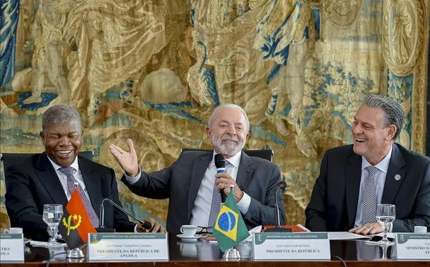 Presidente da República, Luiz Inácio Lula da Silva, durante o encontro do Presidente da República de Angola, João Lourenço, com representantes de produtores rurais, no Palácio Itamaraty, em Brasília - DF - 23/05/2025