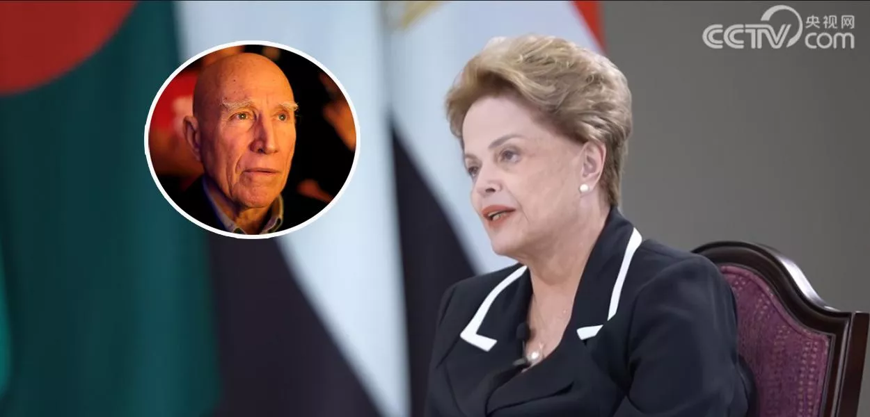 Sebastião Salgado e Dilma Rousseff