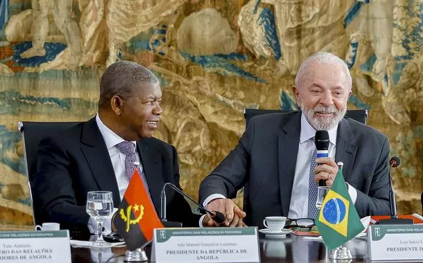 Reunião entre os presidentes Lula e João Lourenço