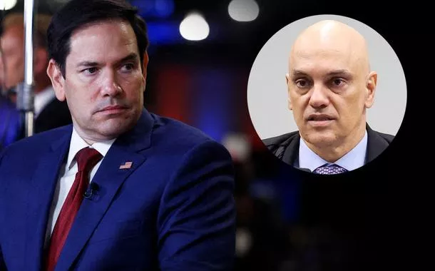 Marco Rubio e Alexandre de Moraes