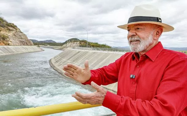 Presidente da República, Luiz Inácio Lula da Silva, durante visita à estação de bombeamento da EBI-3, no Sitio Negreiros. Salgueiro - PE - 28/05/2025