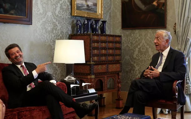André Ventura e Marcelo Rebelo de Sousa
