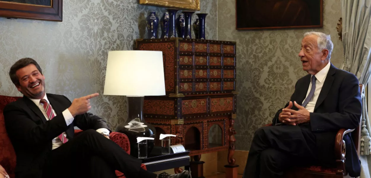André Ventura e Marcelo Rebelo de Sousa