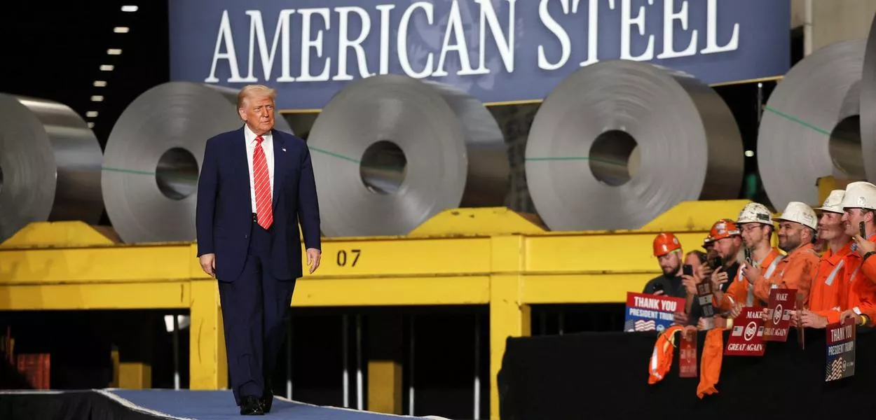 O presidente dos EUA, Trump, visita a U.S. Steel Corporation–Irvin Works em West Mifflin
30/05/2025