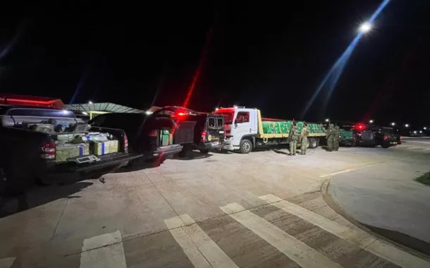 PF e BPFRON apreendem mais de 8 toneladas de maconha no PR