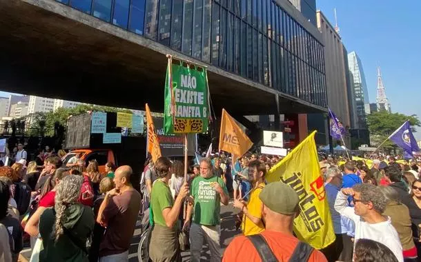 Protesto em São Paulo