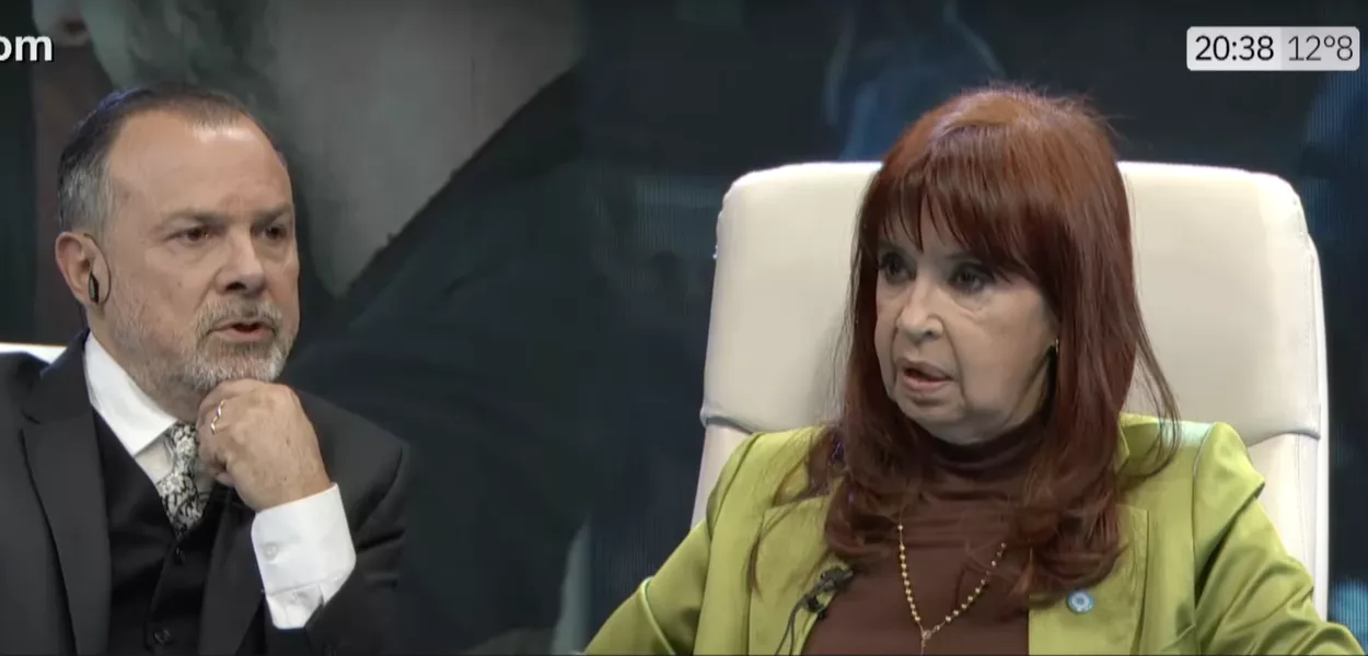 Cristina Kirchner e Gustavo Sylvestre