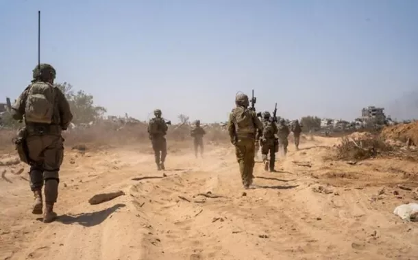 Tropas israelenses na Faixa de Gaza