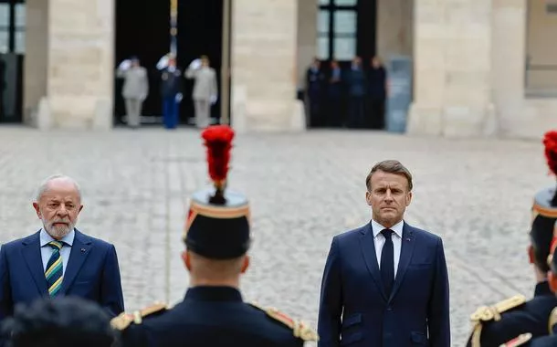 Lula e Emmanuel Macron