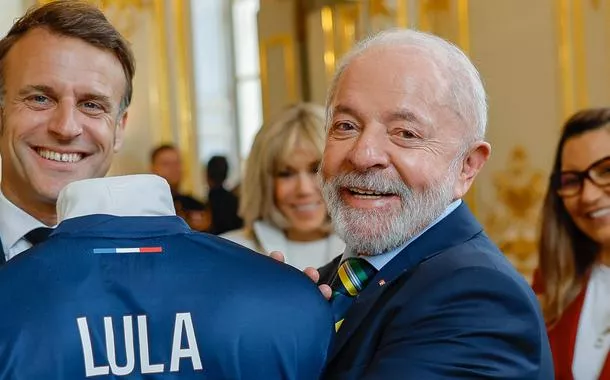 Emmanuel Macron e Lula