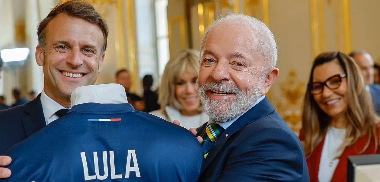 Emmanuel Macron e Lula