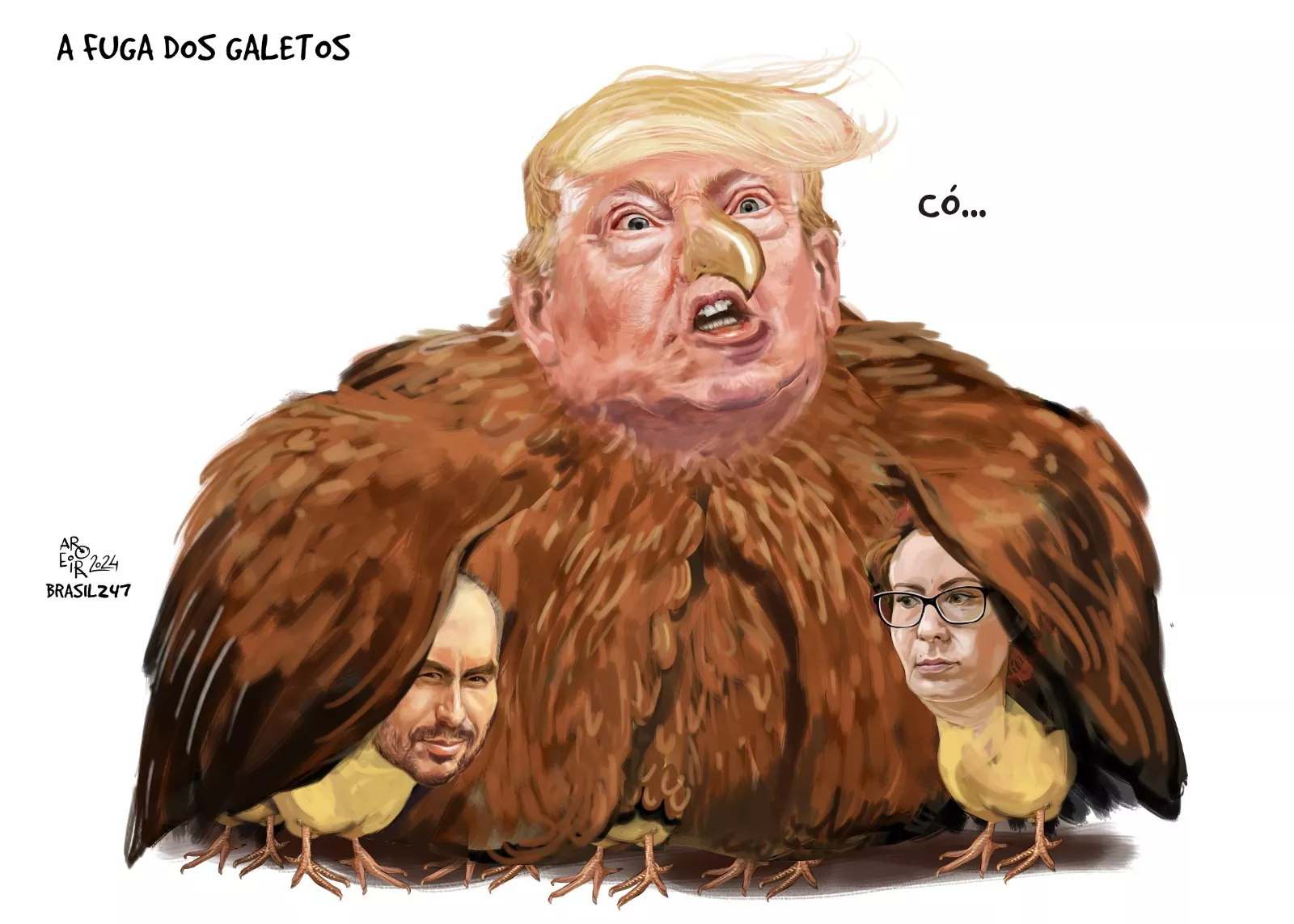 A fuga dos galetos