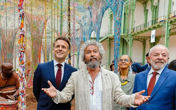 Emmanuel Macron, Ernesto Neto, Marina Silva e Lula