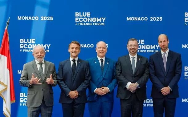 08.06.2025 - Presidente da República, Luiz Inácio Lula da Silva, durante sessão de Encerramento do Fórum de Economia e Finanças Azuis. Fórum Grimald - Mônaco. 