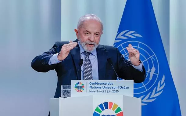 Presidente da República, Luiz Inácio Lula da Silva, durante sessão de abertura da III Conferência das Nações Unidas sobre os Oceanos (UNOC 3). Port Lympia, Nice - França.