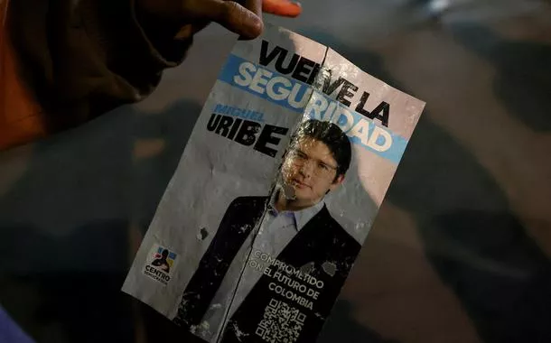 Material de campanha de Miguel Uribe 