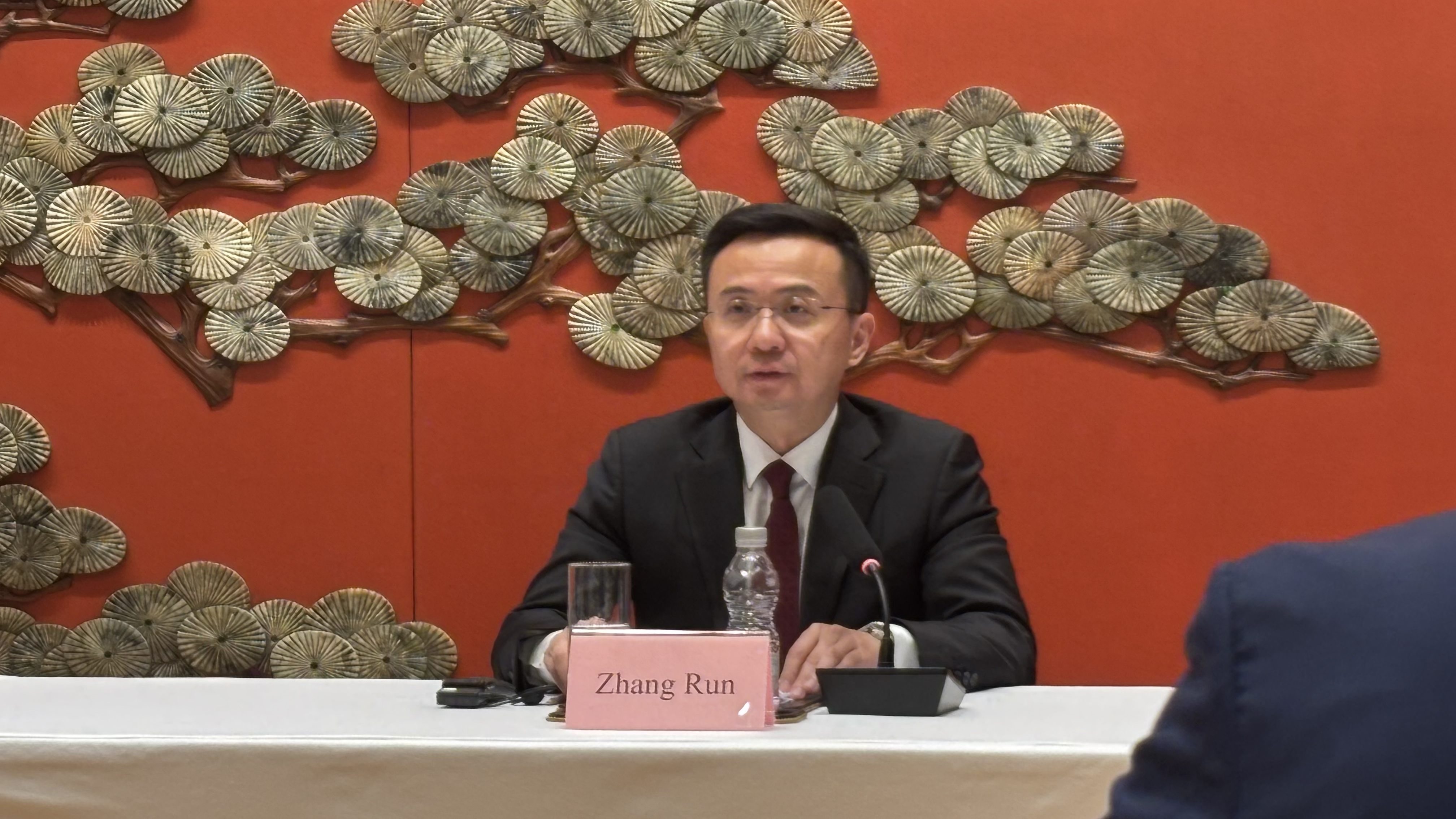Zhang Run, diretor-geral de América Latina e Caribe do Ministério de Relações Exteriores da China