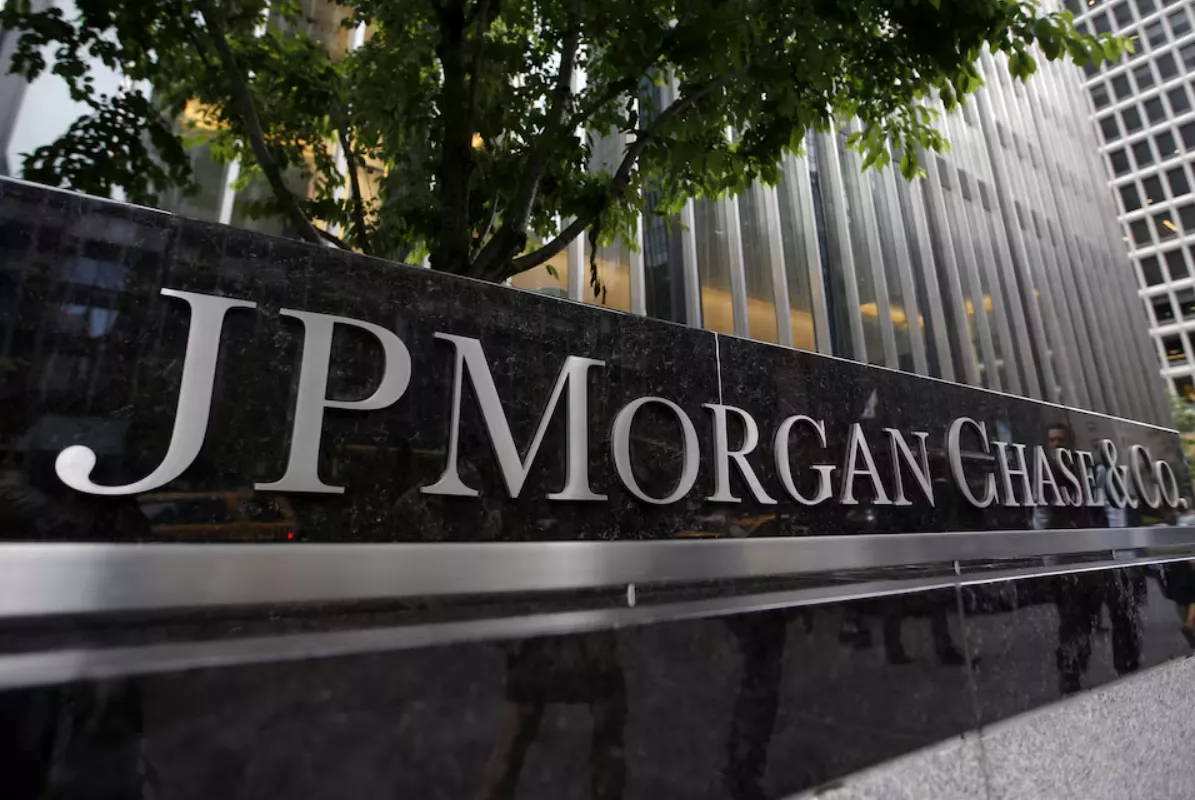Uma vista do exterior da sede corporativa do JPMorgan Chase & Co na cidade de Nova York, 20 de maio de 2015