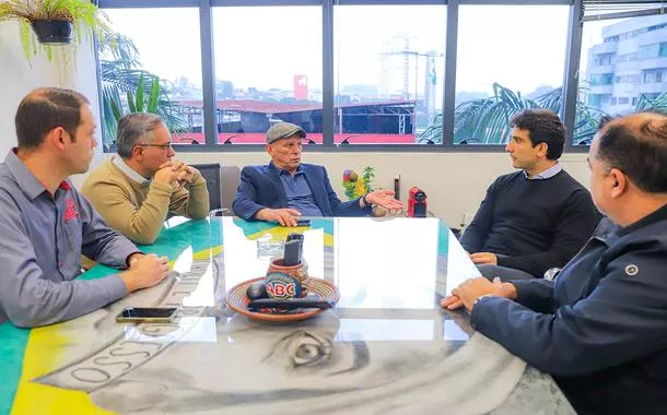 Reunião entre sindicalistas e o presidente do Banco Central, Gabriel Galípolo