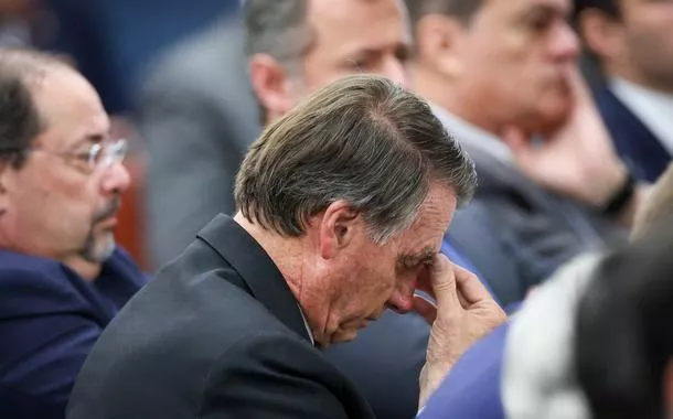 Jair Bolsonaro durante interrogatório no STF